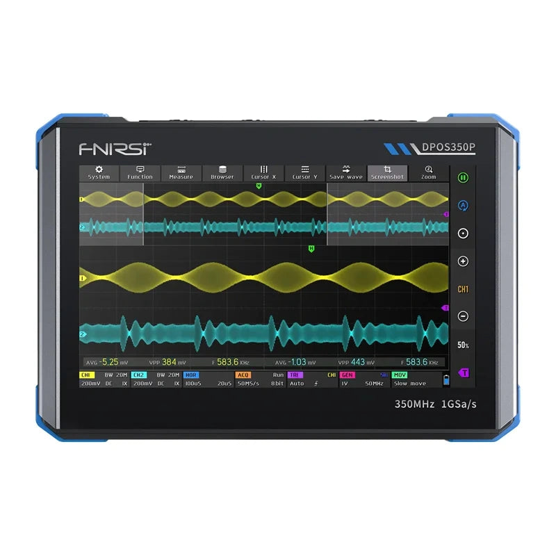 FNIRSI DPOS350P 4-i-1-digitalt oscilloskop