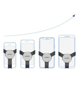 Ugrøn bil tyngdekraft holder for luftforsyning ventilation gitter grå (50564)
