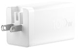 ASUS 100W USB-C GaN Charger Universel Hvid Vekselstrøm Hurtig opladning Indendørs