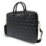 Guess Quilted bag for a 16" laptop - black