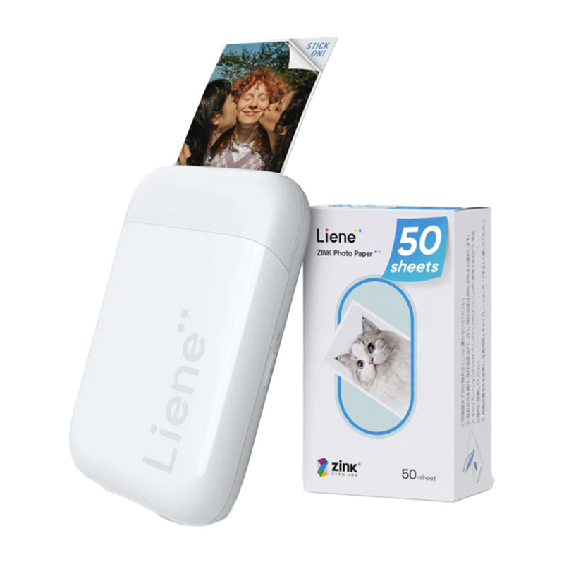 Liene Pearl 2x3" bærbar fotoprinter (hvid)