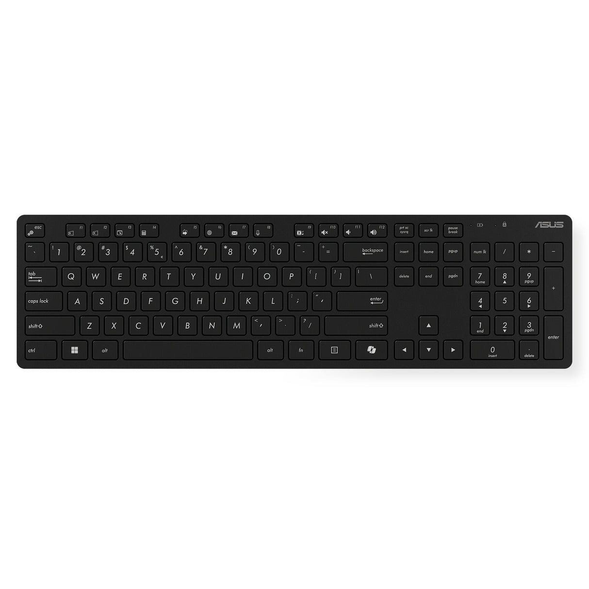 ASUS W5000 Wireless Keyboard and Mouse Set tastatur Mus inkluderet Universel RF trådløst Sort