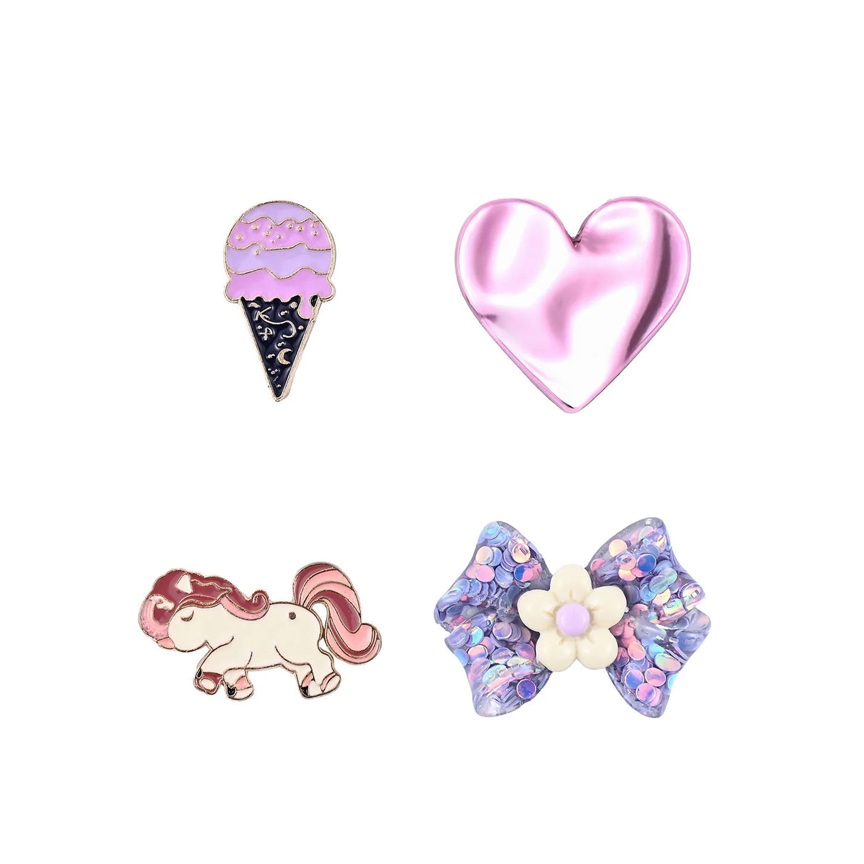 Charms Pimp Your Phone Metal og Plastik 4 stk