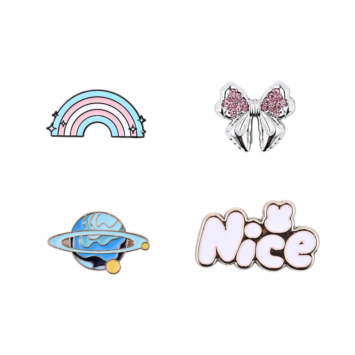 Charms Pimp Your Phone Metal og Plastik 4 stk