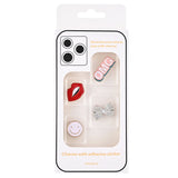 Charms Pimp Your Phone Metal og Plastik 4 stk