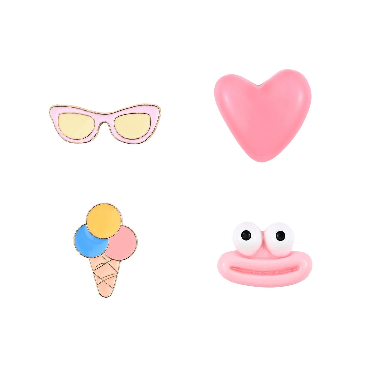 Charms Pimp Your Phone Metal og Plastik 4 stk