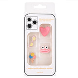 Charms Pimp Your Phone Metal og Plastik 4 stk