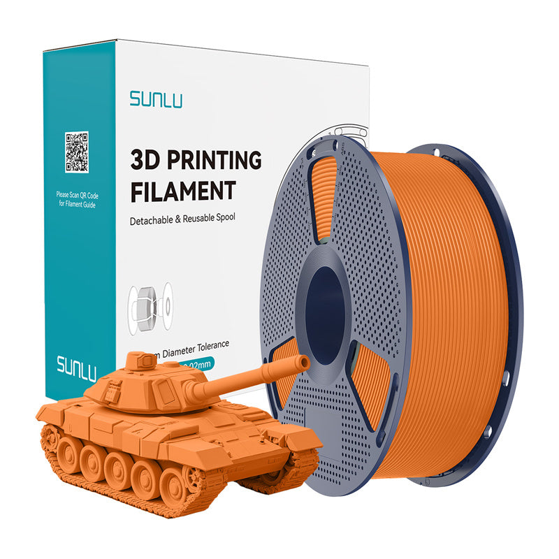 Sunlu PLA+ højhastighedsorange filament