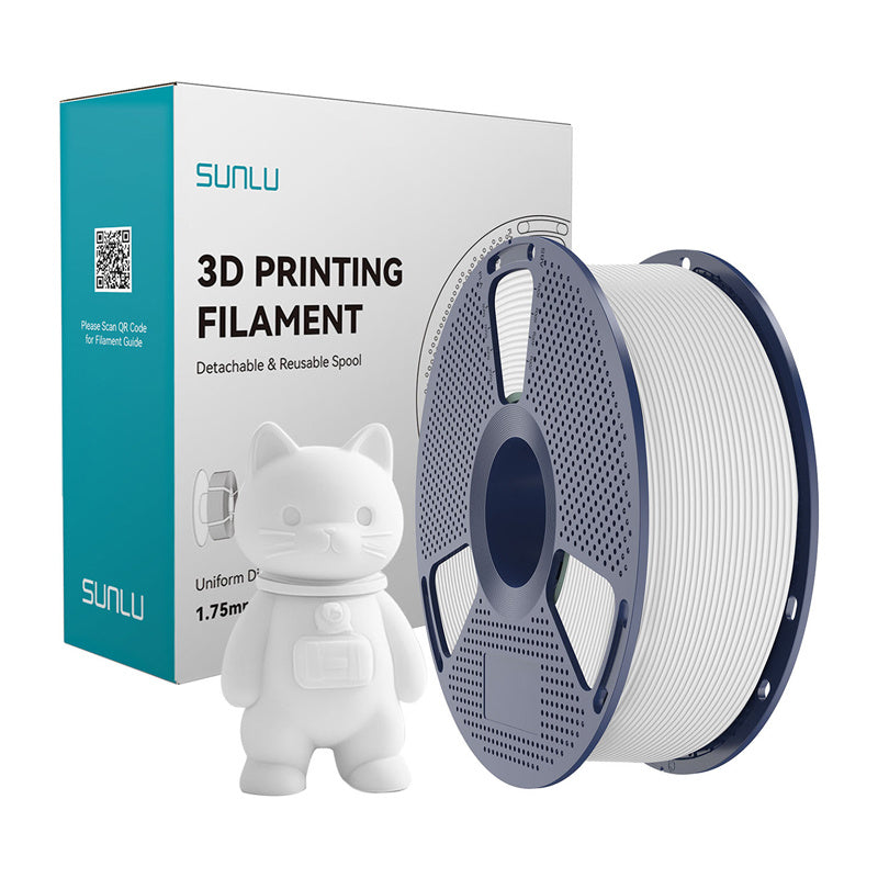 Sunlu PLA Matte Filament (hvid)