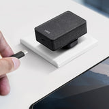 Uniq Versa Slim LITHOS kollektiv USB-C PD 18W vægoplader + USB-C / USB-C kabel - sort