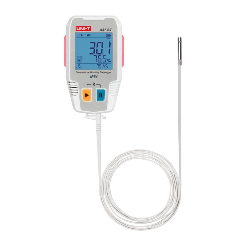 Uni-T A57 BT Bluetooth temperatur- og fugtighedsdata logger