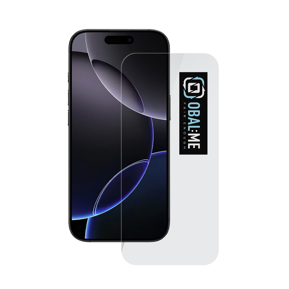 OBAL:ME 2.5D Glass Screen Protector for Apple iPhone 17/17 Pro Clear
