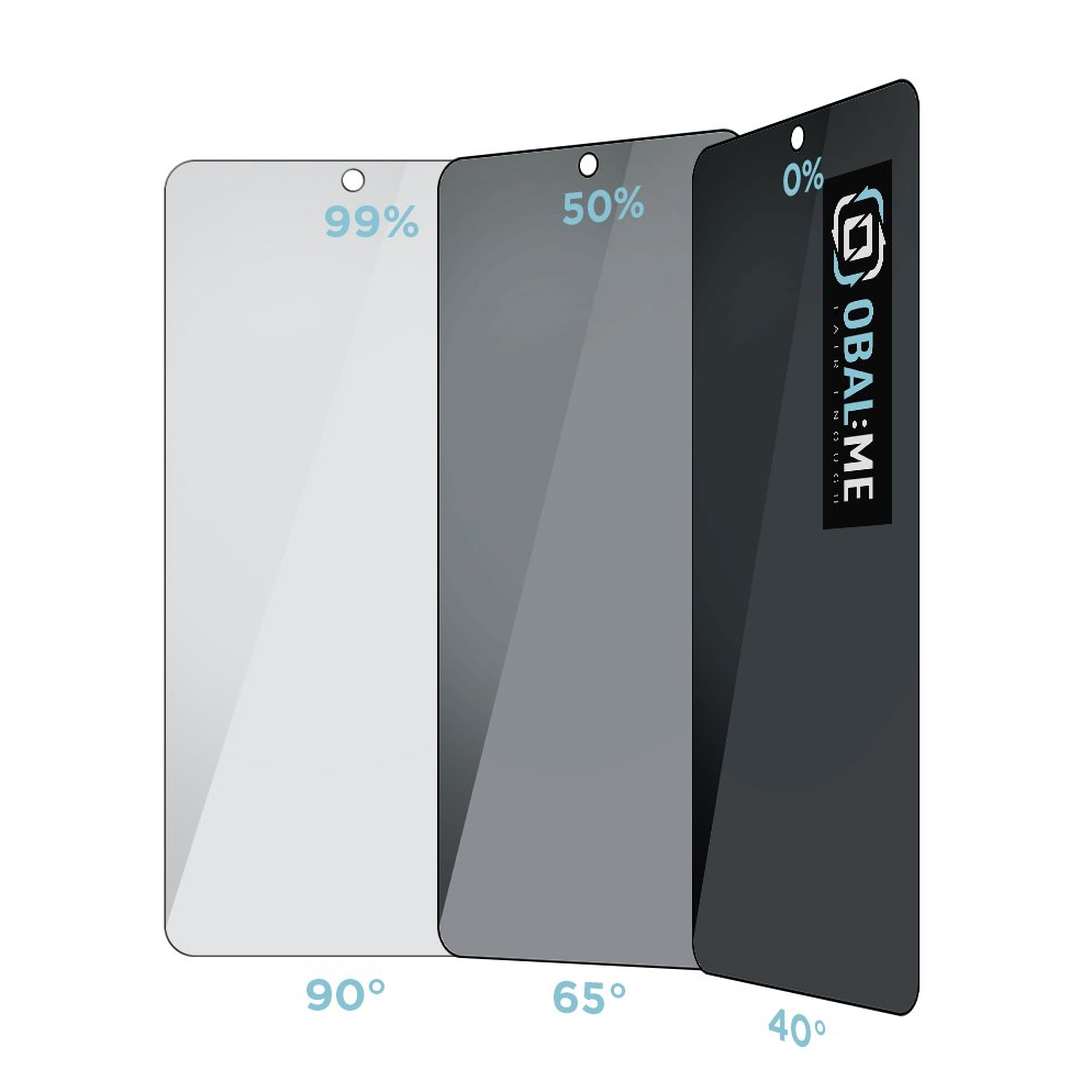 OBAL:ME Privacy 5D Glass Screen Protector for Samsung Galaxy S26+ Black