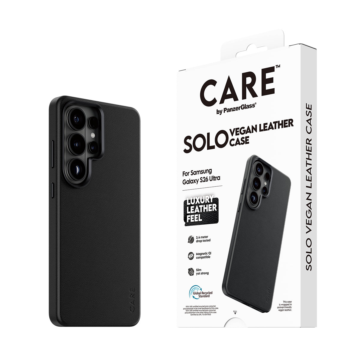 CARE by PanzerGlass Solo Case Black Samsung Galaxy S26 Ultra