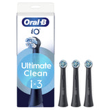 Oral-B Refill iO Ultimate Clean black 3-pak børstehoved