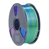 Sunlu PLA+ silke trefarvet filament (blågrøn-lila)