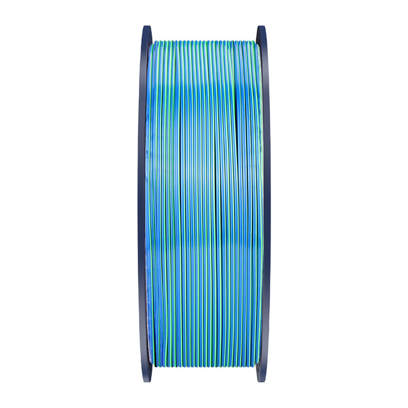 Sunlu PLA+ silke trefarvet filament (blågrøn-lila)