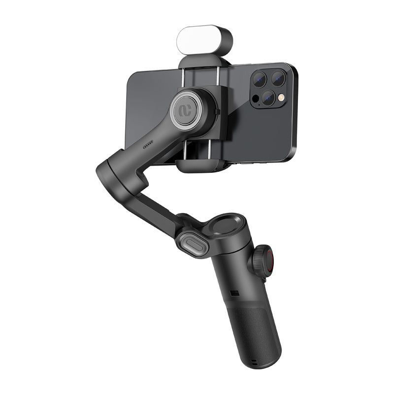 AOCHUAN XE Gimbal med RGB-belysning (sort)