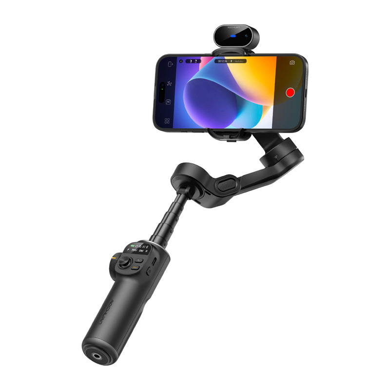 AOCHUAN X2 Gimbal med AI-sensor (sort)