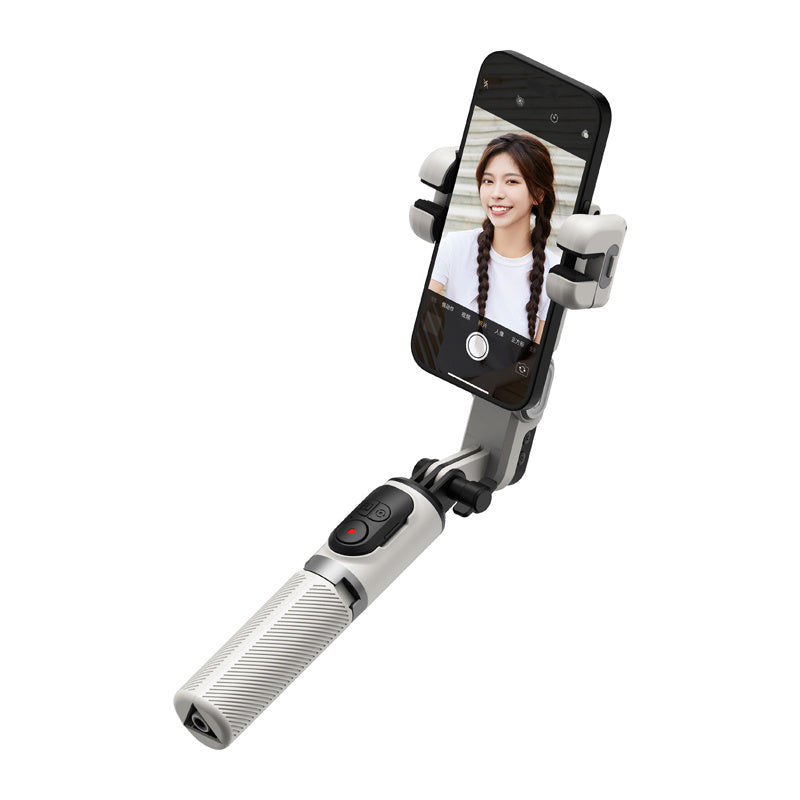 AOCHUAN M1 Pro Gimbal med RGB-belysning (hvid)
