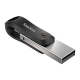 SanDisk 00183589 USB-nøgle 256 GB USB Type-A / Lightning 3.2 Gen 1 (3.1 Gen 1) Sort, Sølv