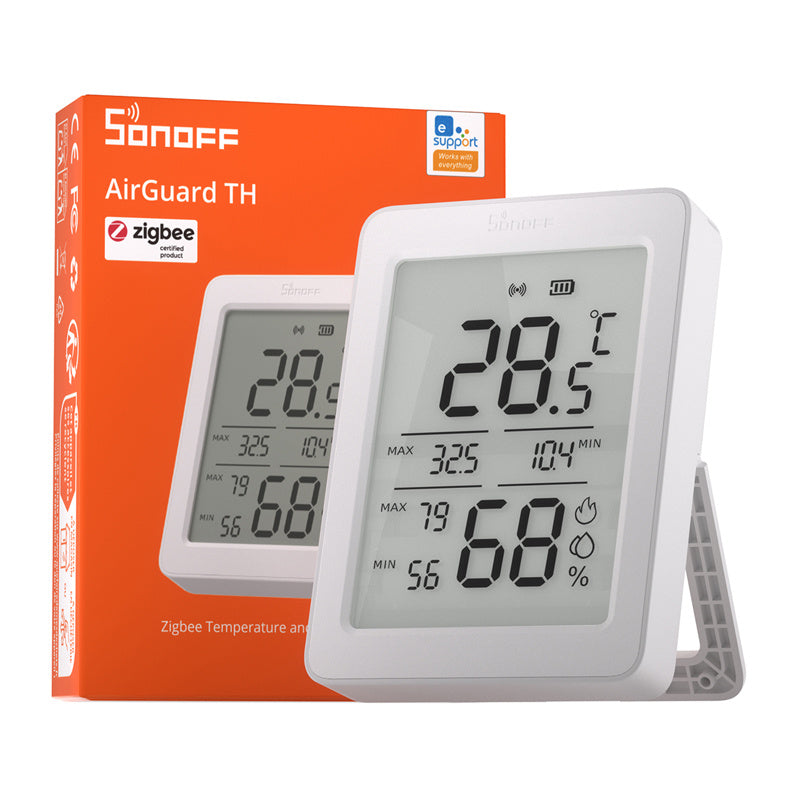 Sonoff AirGuard TH SNZB-02DR2 ZigBee LCD-temperatur- og fugtighedssensor