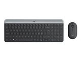 Logitech Slim Wireless Combo MK470 Sæt med mus og tastatur Trådløs Nordisk