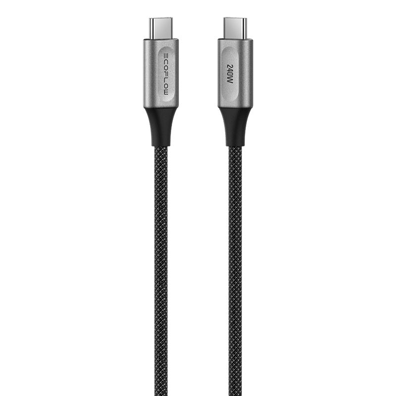 ECOFLOW RAPID Pro USB-C til USB-C kabel, 1,8 m, 240 W