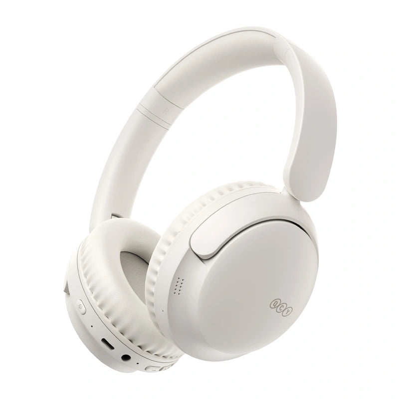 QCY H2S Lite hvide øretelefoner