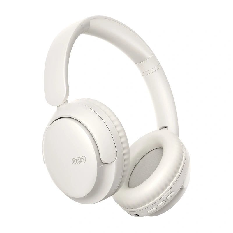 QCY H2S Lite hvide øretelefoner