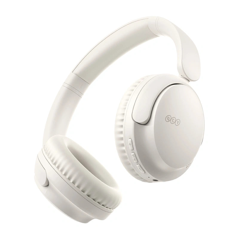 QCY H2S Lite hvide øretelefoner