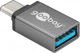 goobay USB-C adapter Grå