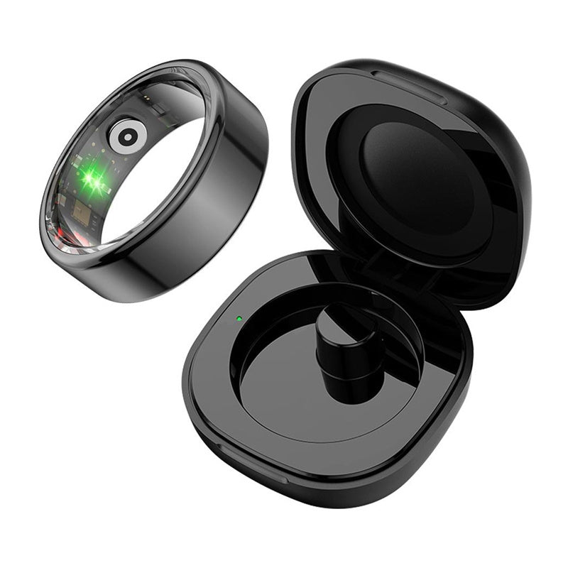 COLMI R02 Smart Ring, størrelse 11, 20,3 mm (sort) + opladningsæske