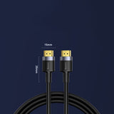 Baseus Cafule HDMI / HDMI 2.0 4K 60 Hz 3D 18 Gbps cable 3 m - black