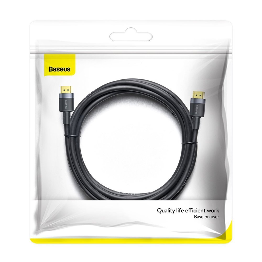 Baseus Cafule HDMI / HDMI 2.0 4K 60 Hz 3D 18 Gbps cable 3 m - black