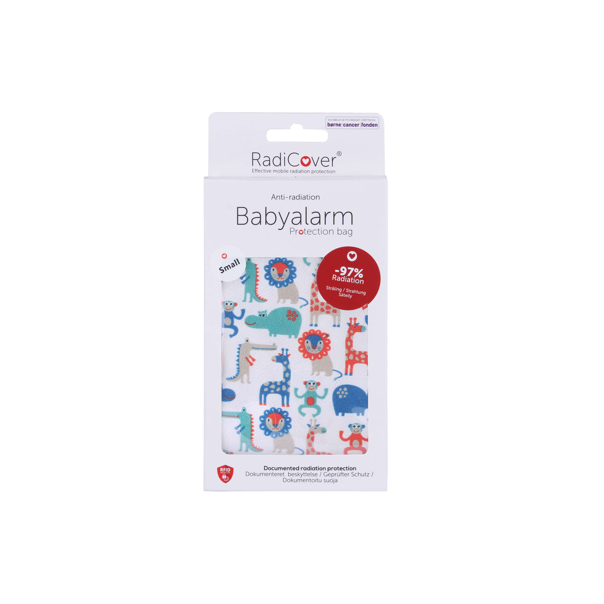 Radicover Strålingsbeskyttelse Babyalarm Pose Small Babyprint