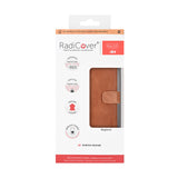 Radicover 2in1 Anti Radiation Rfid 3 Card Mag S I Phone 16 Pro Brown Leather