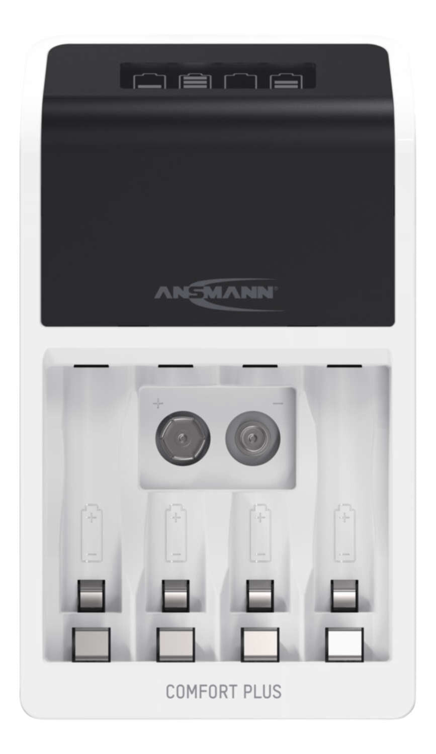 Ansmann Comfort Plus batterioplader Universel Vekselstrøm
