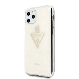 Guess GUHCN58SGTLGO iPhone 11 Pro guld/guld hårdkasse Glitter Triangle