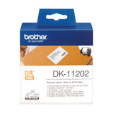 Brother DK-11202 etiketbånd Sort på hvid