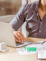 HUB Ugreen 60559 2x USB-C / USB-C PD (Thunderbolt 3, 100W, 4K 60 Hz, 10 Gbps) / HDMI 4K 30 Hz / 3x USB 3.0 til MacBook Pro / Air - Grå