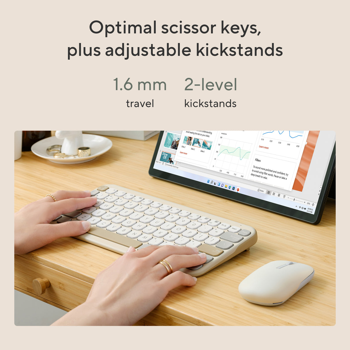 ASUS KW100 KEYBOARD/GN/UI/80 tastatur Universel Bluetooth Grøn
