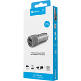 Sandberg 441-50 oplader til mobil enhed Universel Metallic Cigartænder Hurtig opladning Automatisk