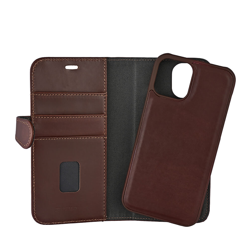 Buffalo Wallet Læder iPhone 12/12 Pro - Brun