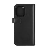 BUFFALO 2in1 Leather 3 card MagSeries iPhone 16 Black