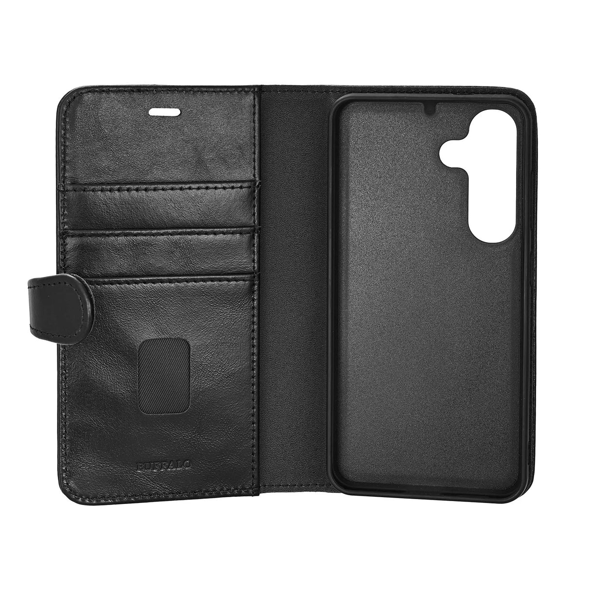 Wallet 2i1 Samsung S25 5G Læder 3 Kort Sort