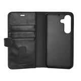 Wallet 2i1 Samsung S25 5G Læder 3 Kort Sort