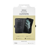Wallet 2i1 Samsung S25 5G Læder 3 Kort Sort