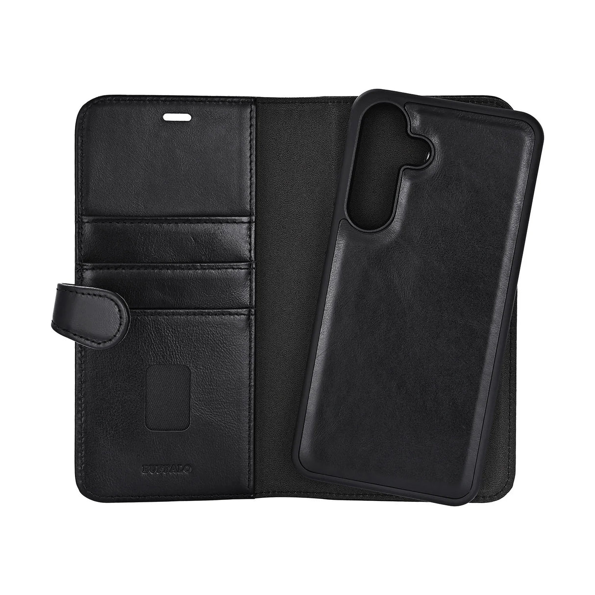 Wallet Læder 2-i-1 Sort - Samsung S25 FE 5G