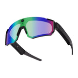 Colmi V06 AI Sports solbriller (sort med blå linser)